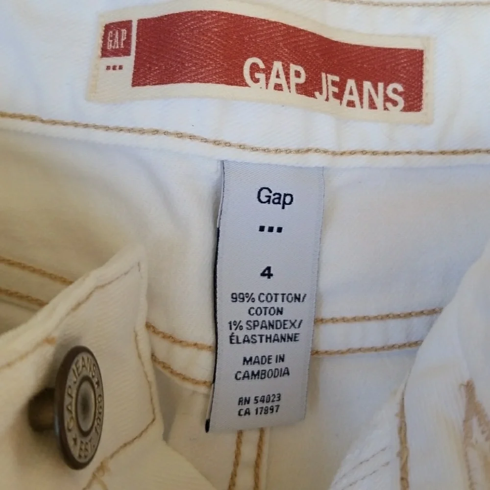 Gap Jeans white wash jeans shorts